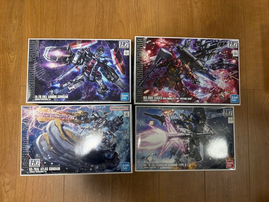 Y*i様 HGサンダーボルトセット　FAガンダム サイコザク　アトラス　陸戦型ガ