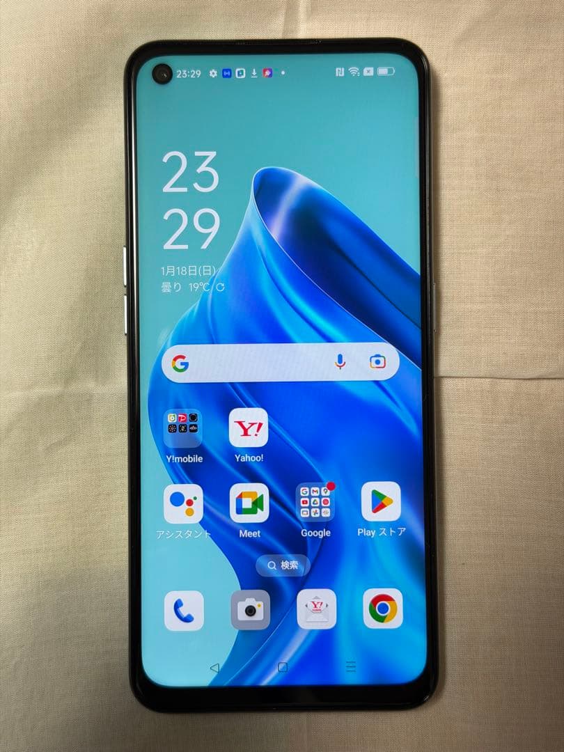 OPPO reno5A アイスブルー　SIMフリー