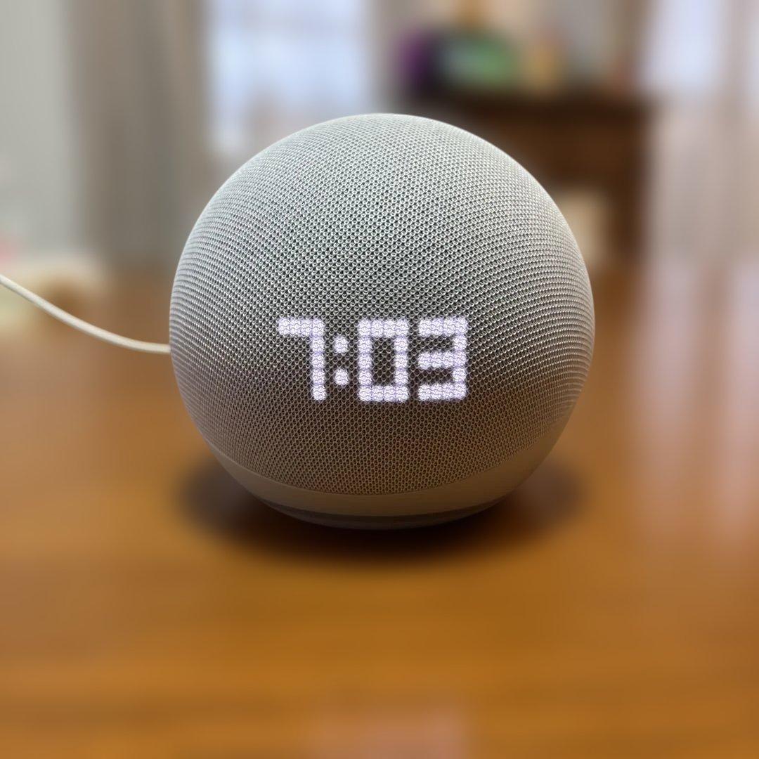 美品 Amazon エコードットウィズクロック 第5世代 アレクサ