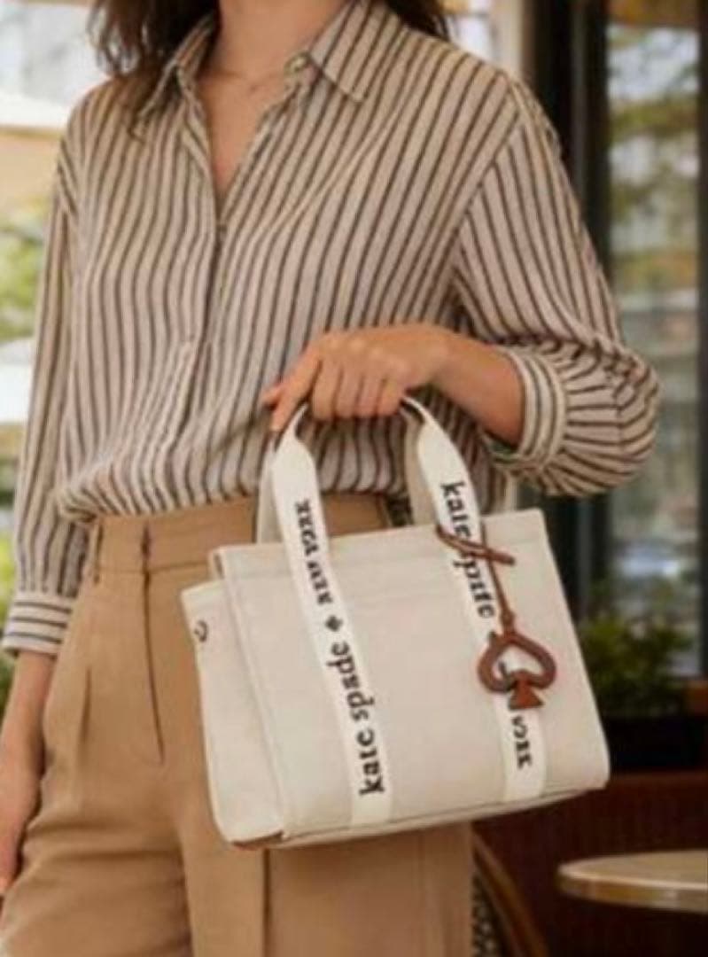 kate spade ベージュ トートバッグ