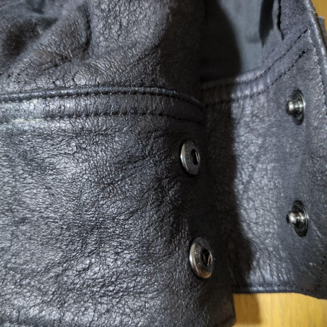 【aokichi】theory 黒レザージャケット