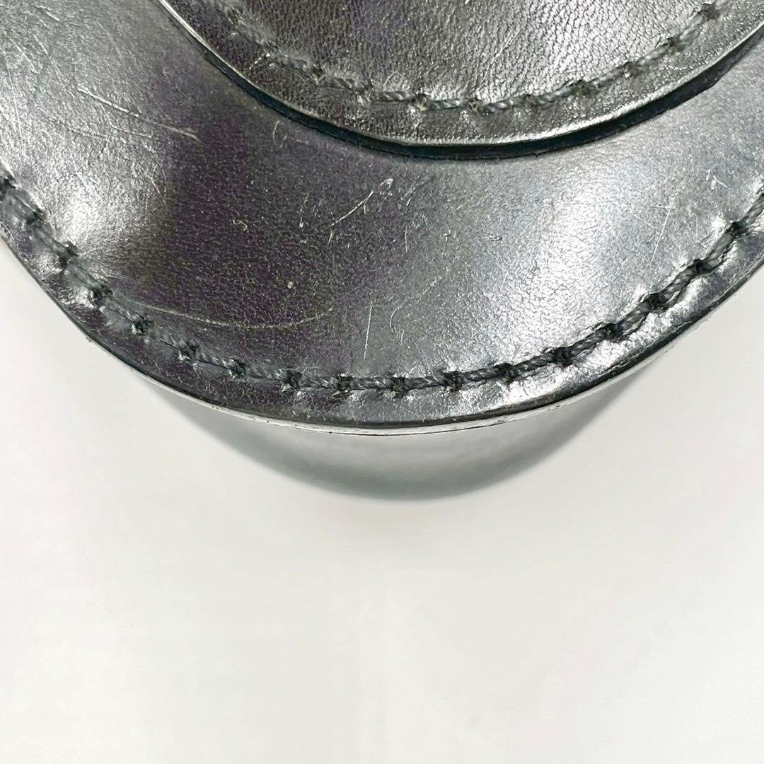 Herz ヘルツ ショルダーバッグ メッセンジャー オールレザー ブラック 黒