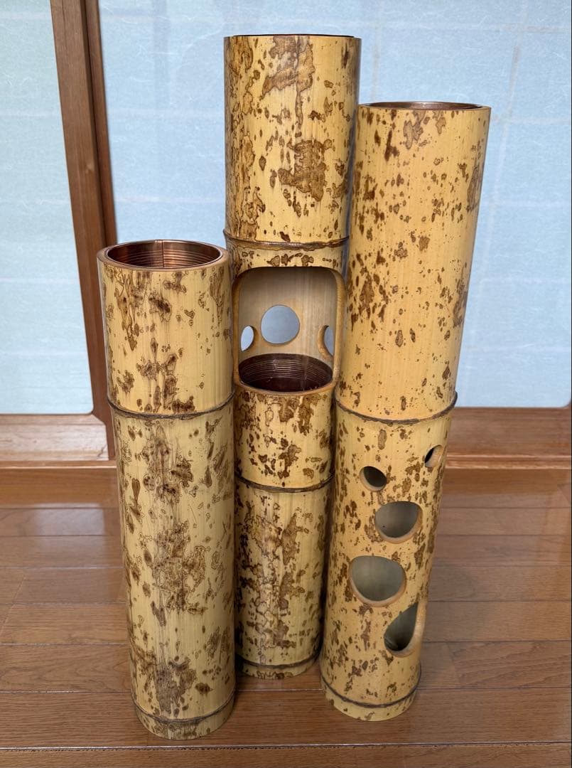 53 斑竹のデザイン三管セット