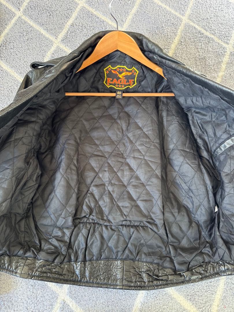 【極美品】 Vintage ダブルライダースジャケット 本革