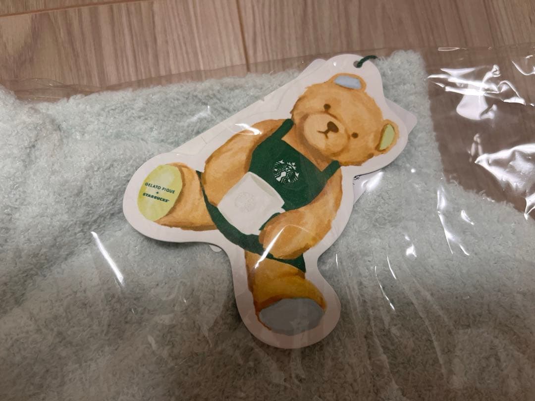 ジェラピケ Starbucks パウダー ベアジャガードプルオーバー グリーン