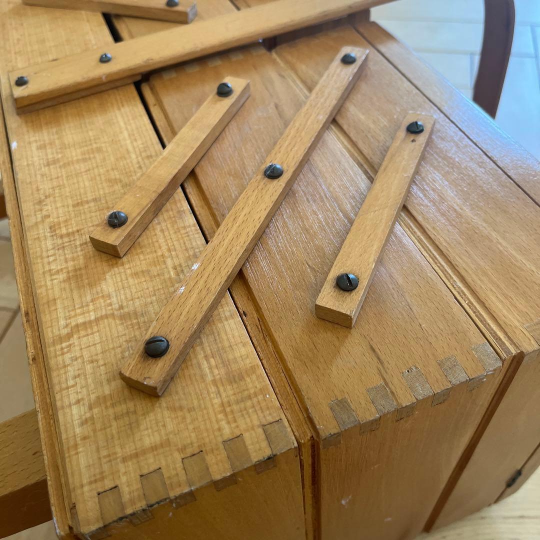 イギリスアンティーク 裁縫箱　北欧　ナチュラル　ヴィンテージ　カントリー