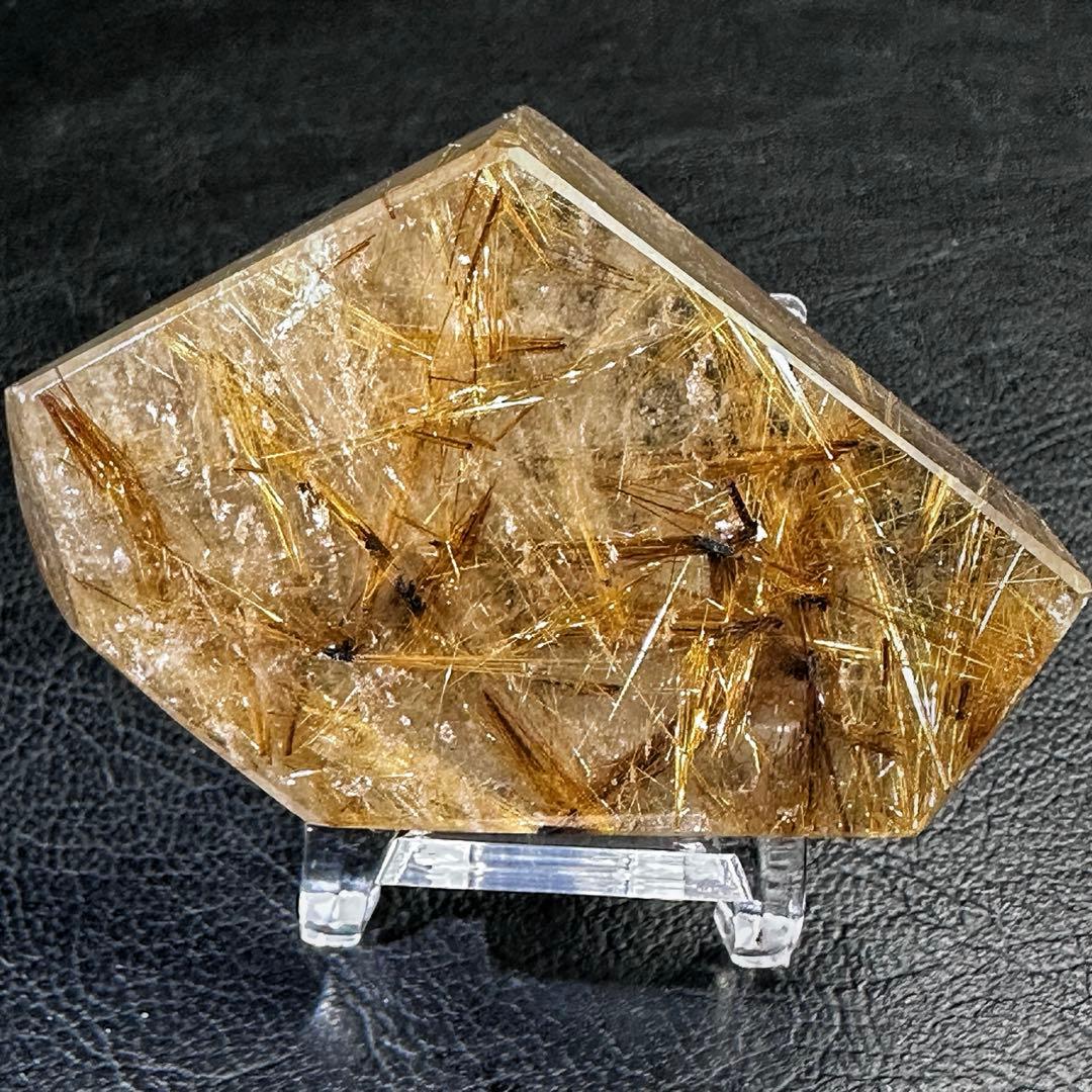 【財運・金運・事業運up❗️】タイチンルチル☆フリーフォーム水晶 原石A1250