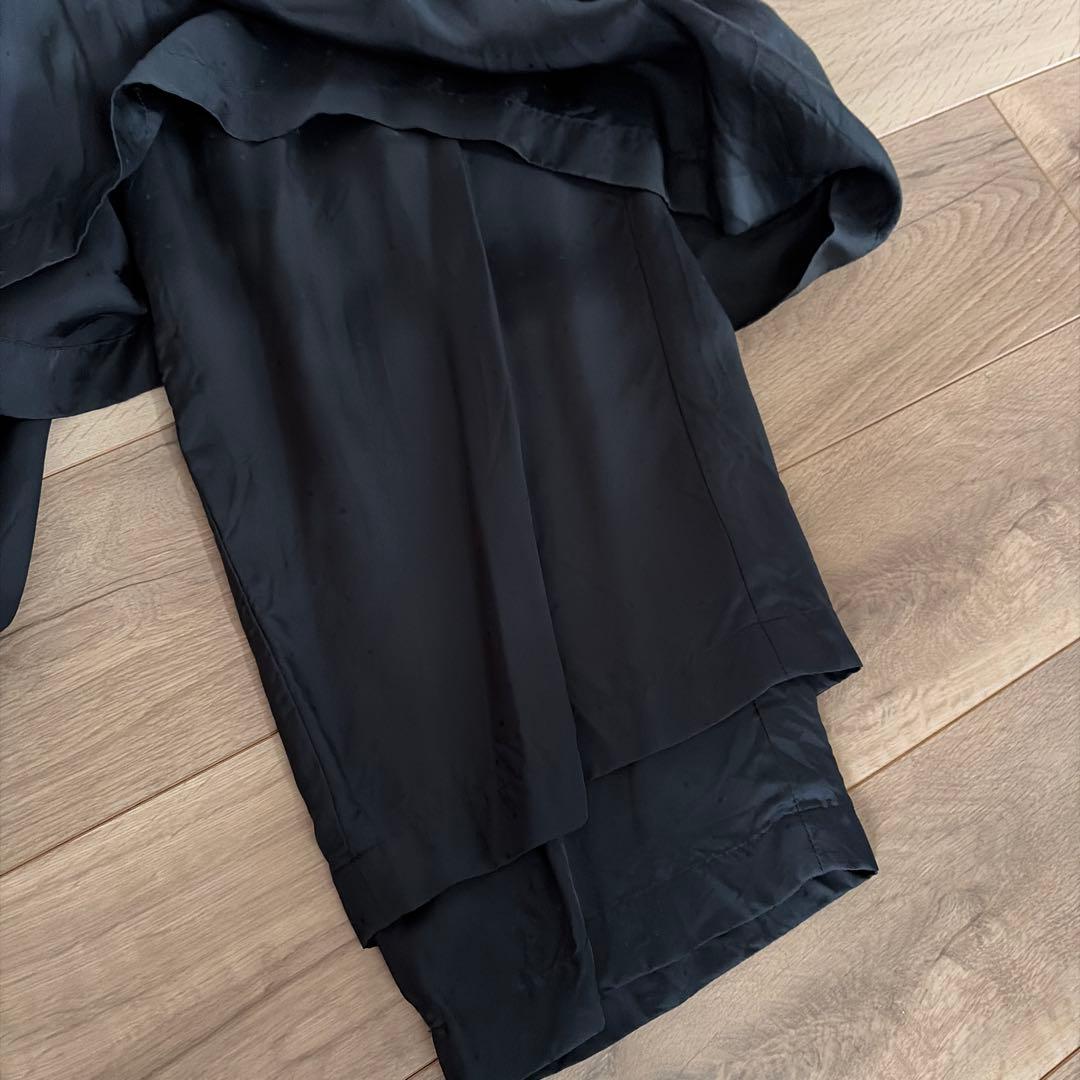 黒 ドット柄 パンツスカート　コムデギャルソン