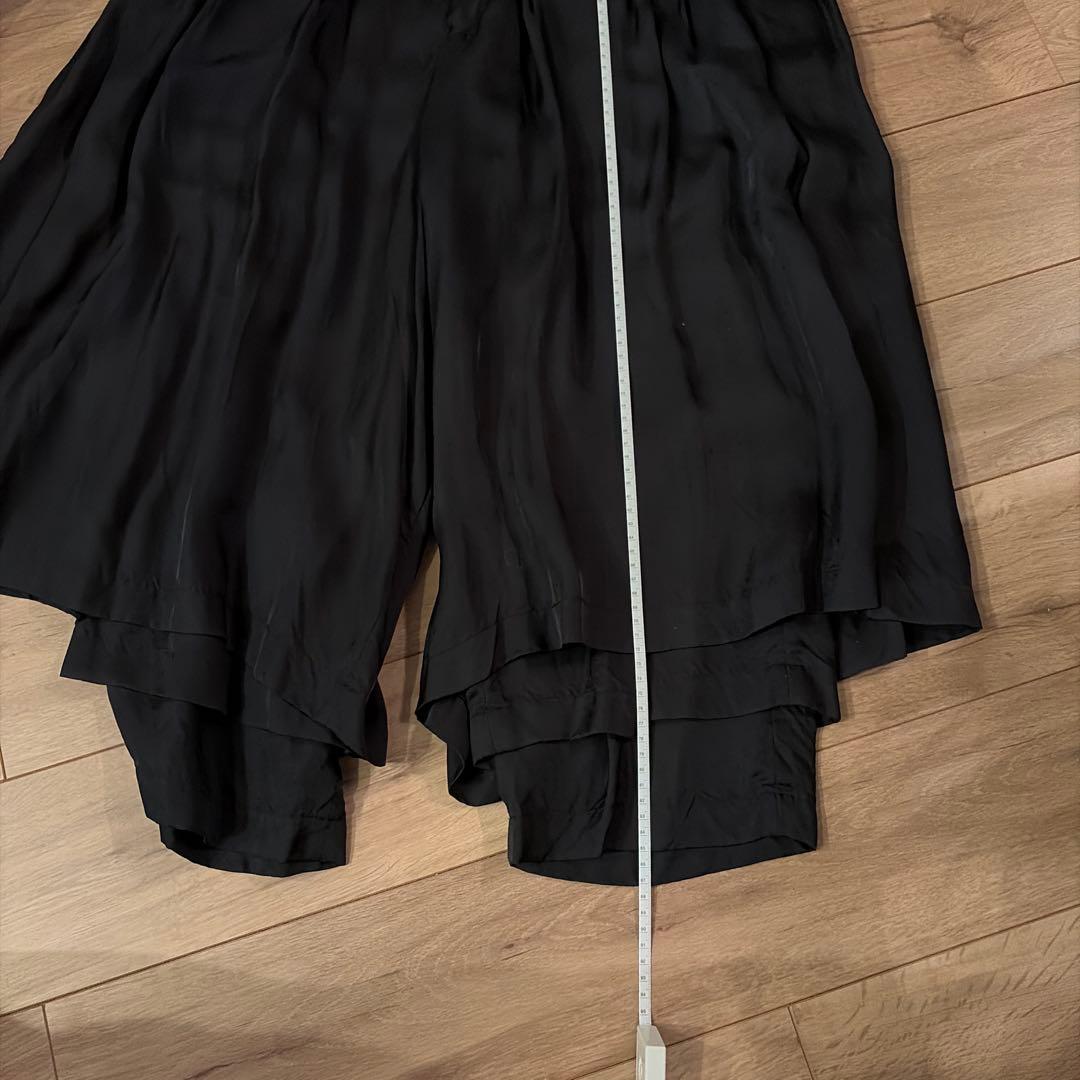 黒 ドット柄 パンツスカート　コムデギャルソン