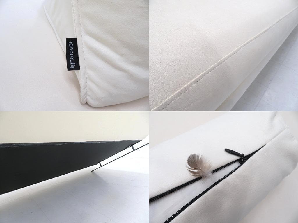 展示品　リーンロゼ　プラド　3人掛けソファ　トリプルソファ　モダン　デイベッド