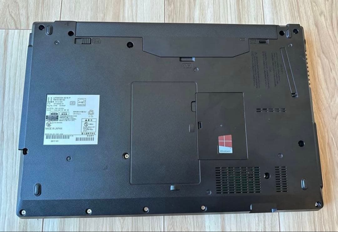 2017年1月モデSSD256DVDマルチ搭載富士通 LIFEBOOK A576