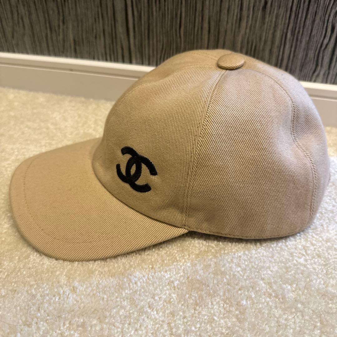 CHANEL キャップ レディース 新品 タグ付き ベージュ 匿名配送