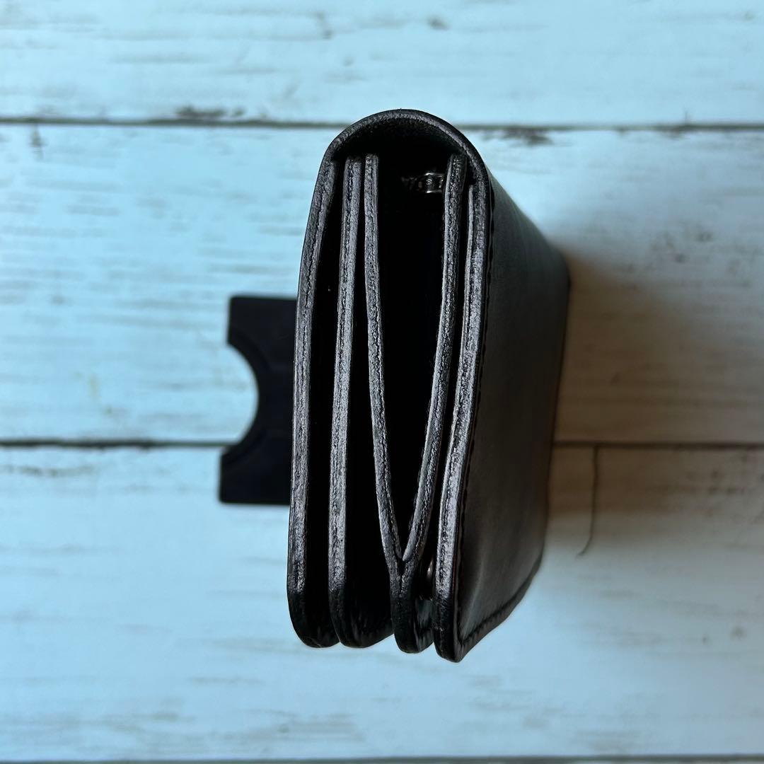 姫路オイルレザー　ミドルウォレット　ベルトループセット　トラッカーウォレット　革