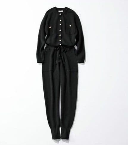 MADISONBLUE　マディソンブルー　パールジャンプスーツ　ブラック