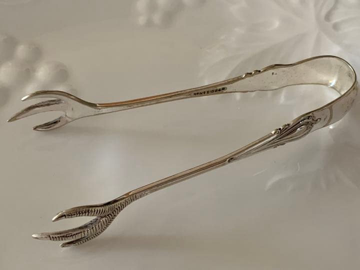 イギリス　アンティーク　シュガートング