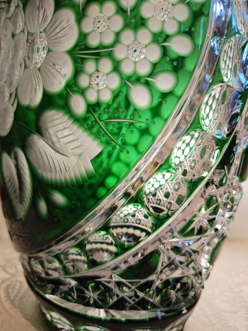 マイセンクリスタル花瓶