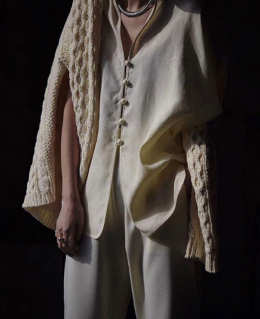 mame kurogouchi ジャガード シャツ ブラウス マメクロゴウチ