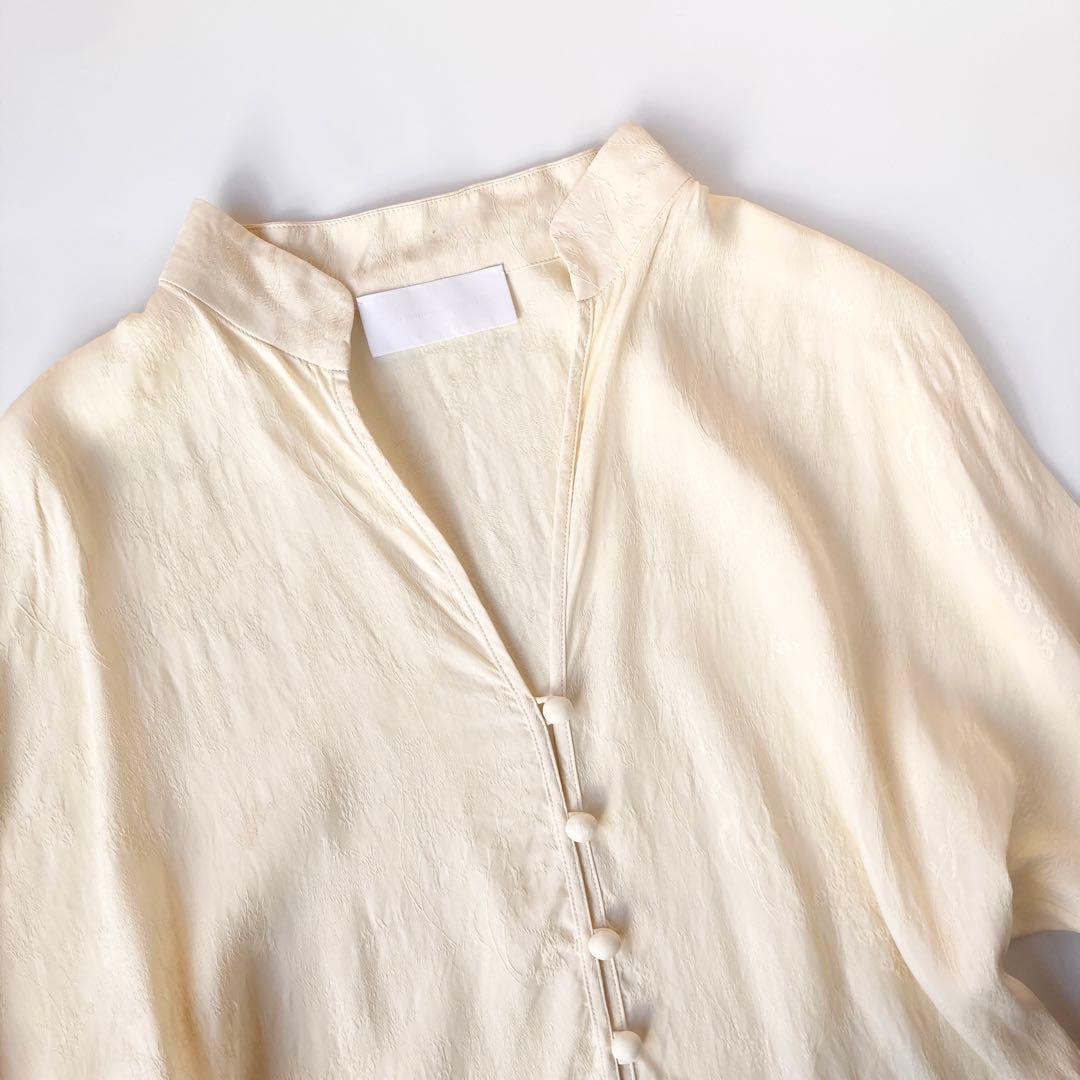 mame kurogouchi ジャガード シャツ ブラウス マメクロゴウチ