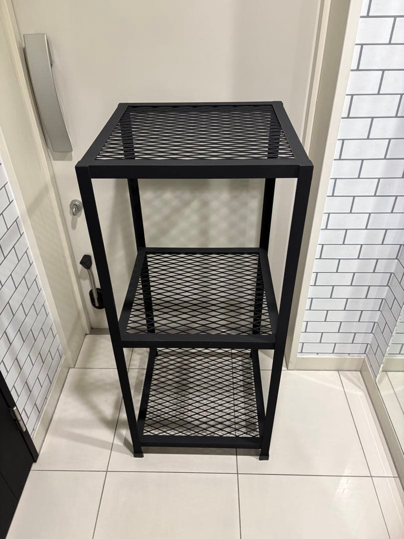 アイアンラック　植物棚　ディスプレイラック　インダストリアル　アイアン家具