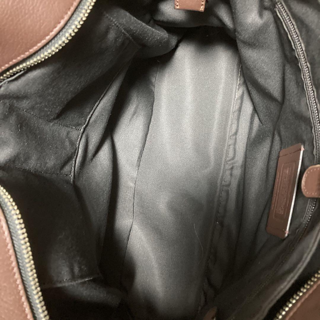 上美品 コーチ 2way ビジネスバック トラベラートート レザー トートバッグ