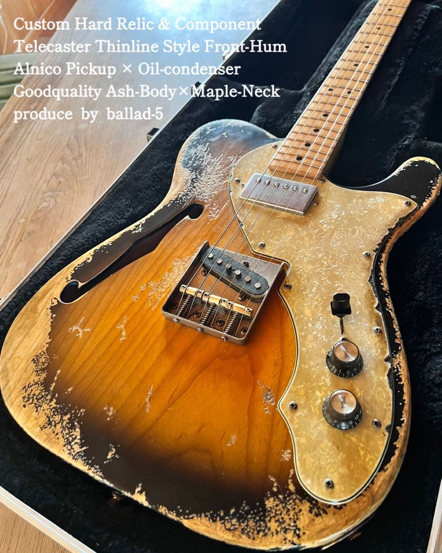ハードレリックTelecasterThinline Style AshBody