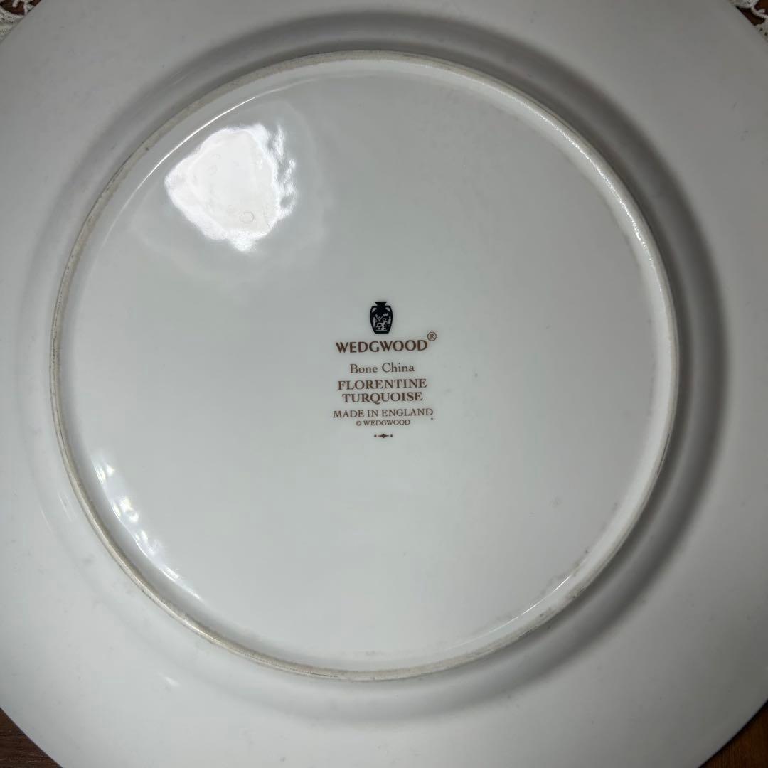 ウェッジウッド フロレンティーン ターコイズ 27cm プレート 6枚