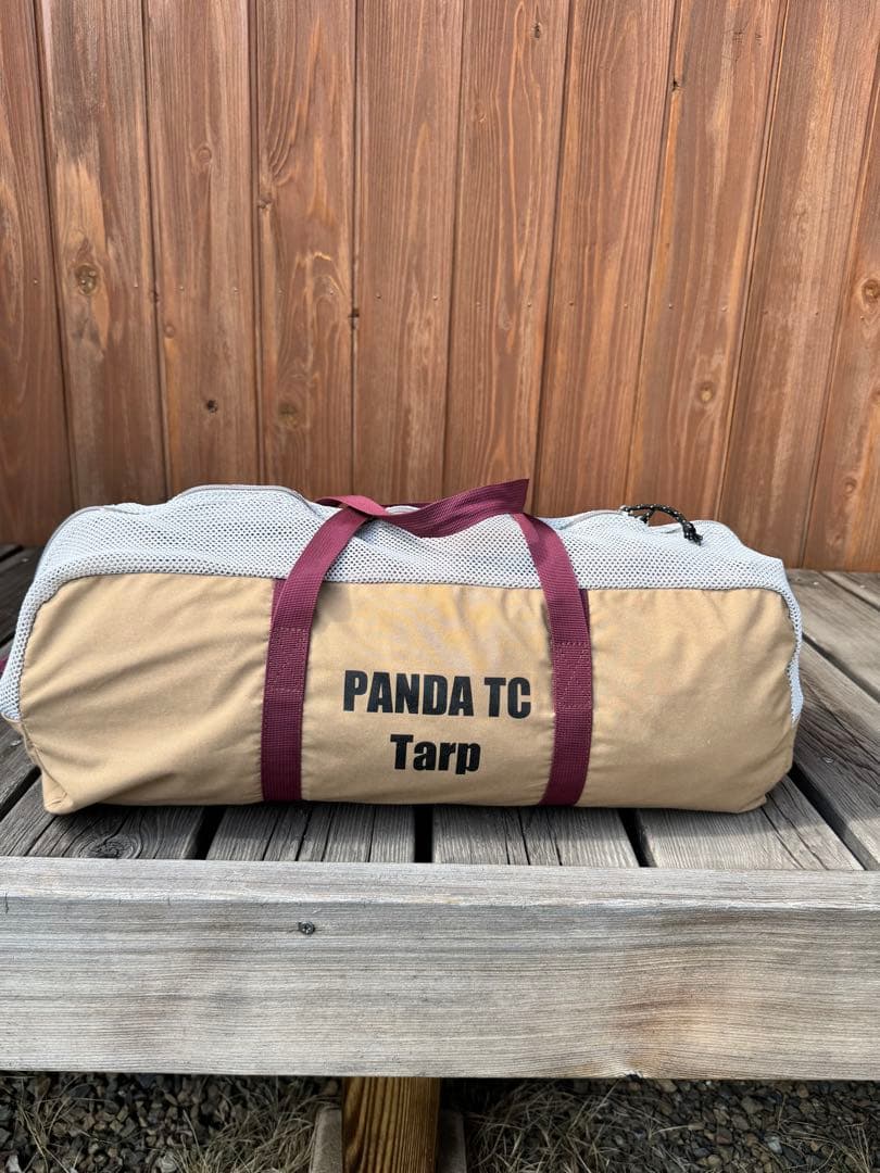 美品テンマクデザイン パンダ タープ TC スチールポール付き