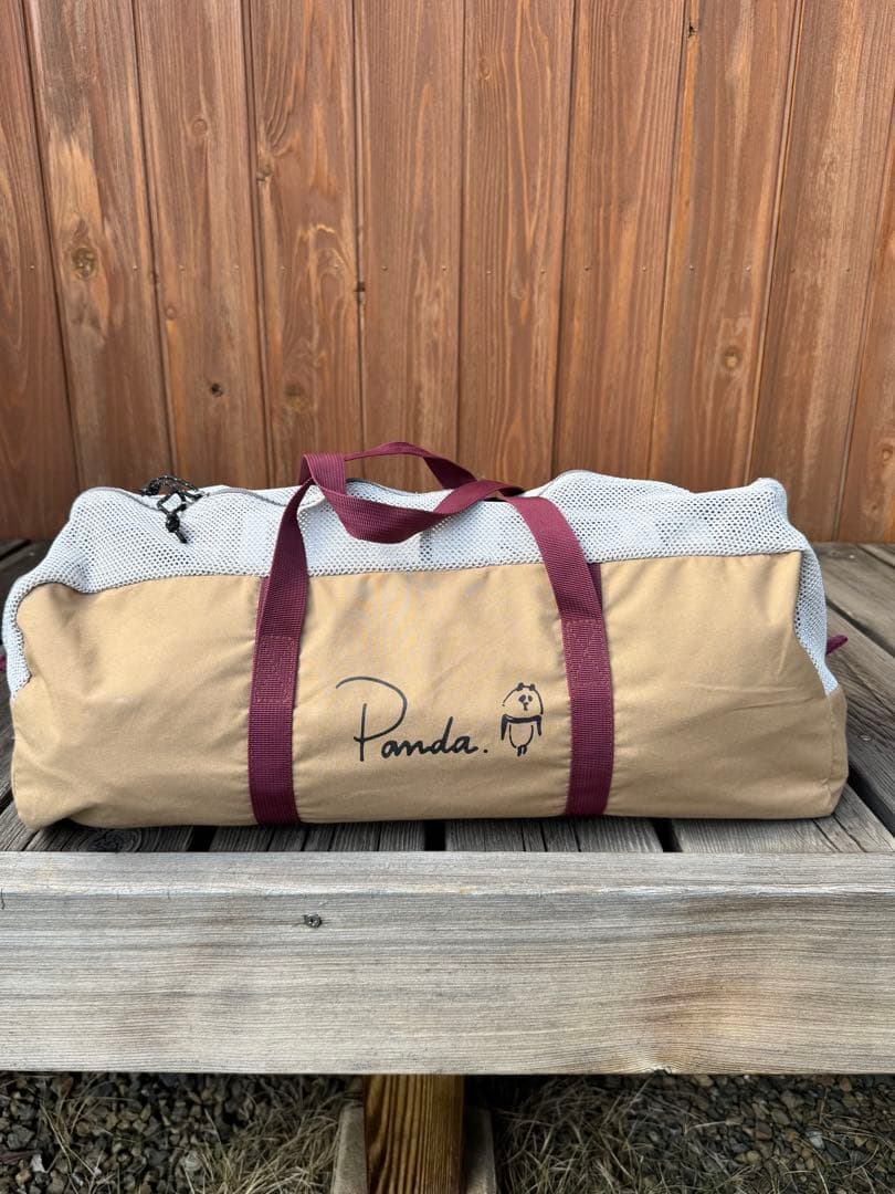 美品テンマクデザイン パンダ タープ TC スチールポール付き