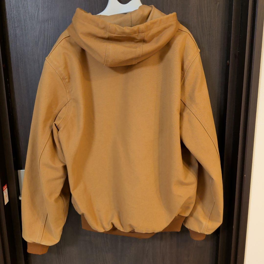 カーハート アクティブジャケット Carhartt ブラウン USA製　Mサイズ