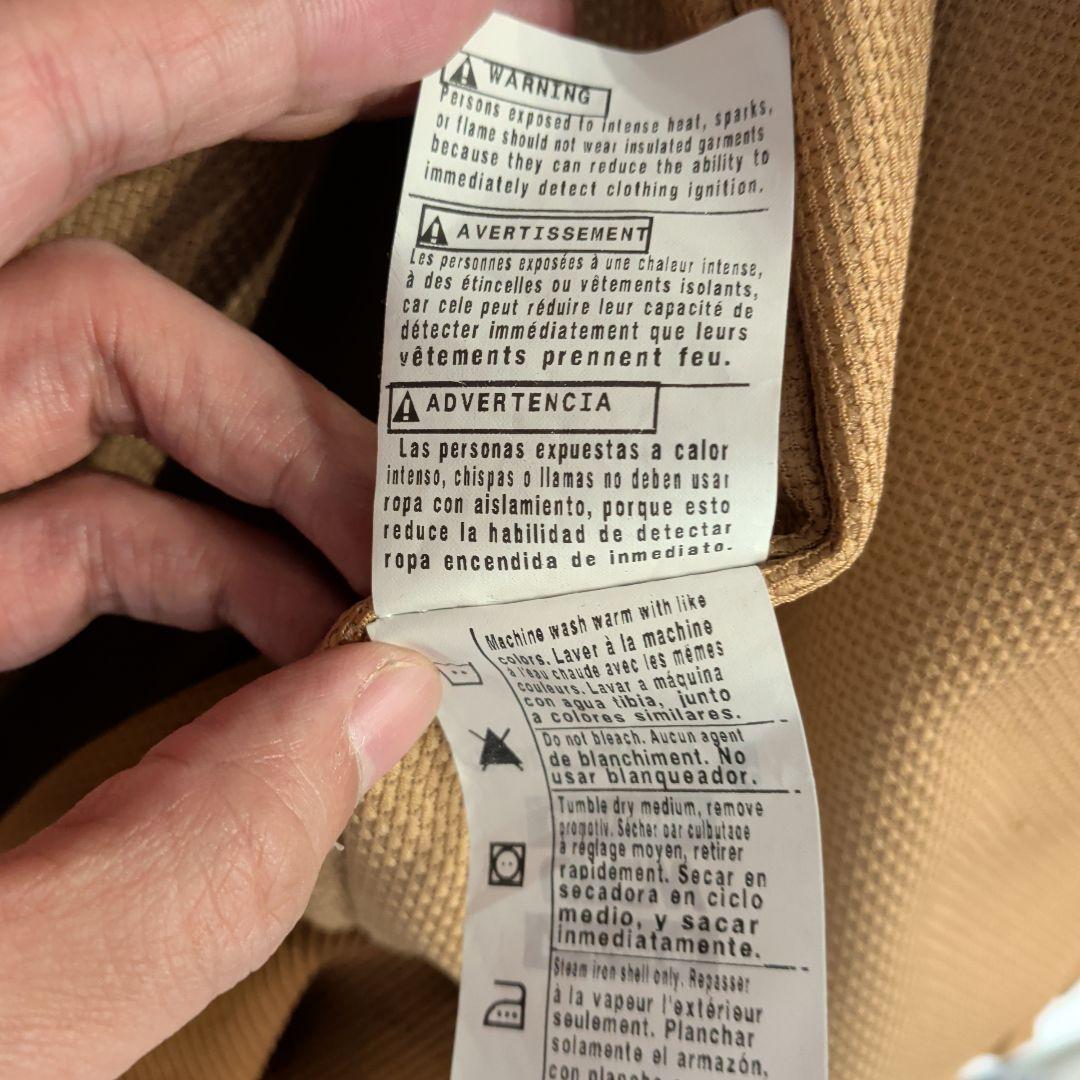 カーハート アクティブジャケット Carhartt ブラウン USA製　Mサイズ