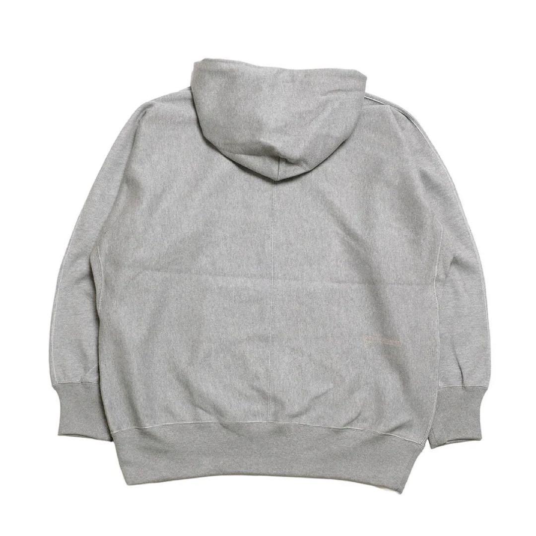 新品nanamica Hooded Pullover Sweat グレー　L