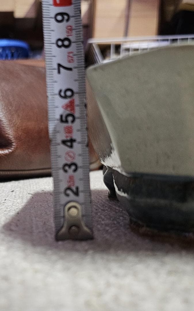 民藝 河井寛次郎？ 呉須百合辰砂角鉢 未鑑定品