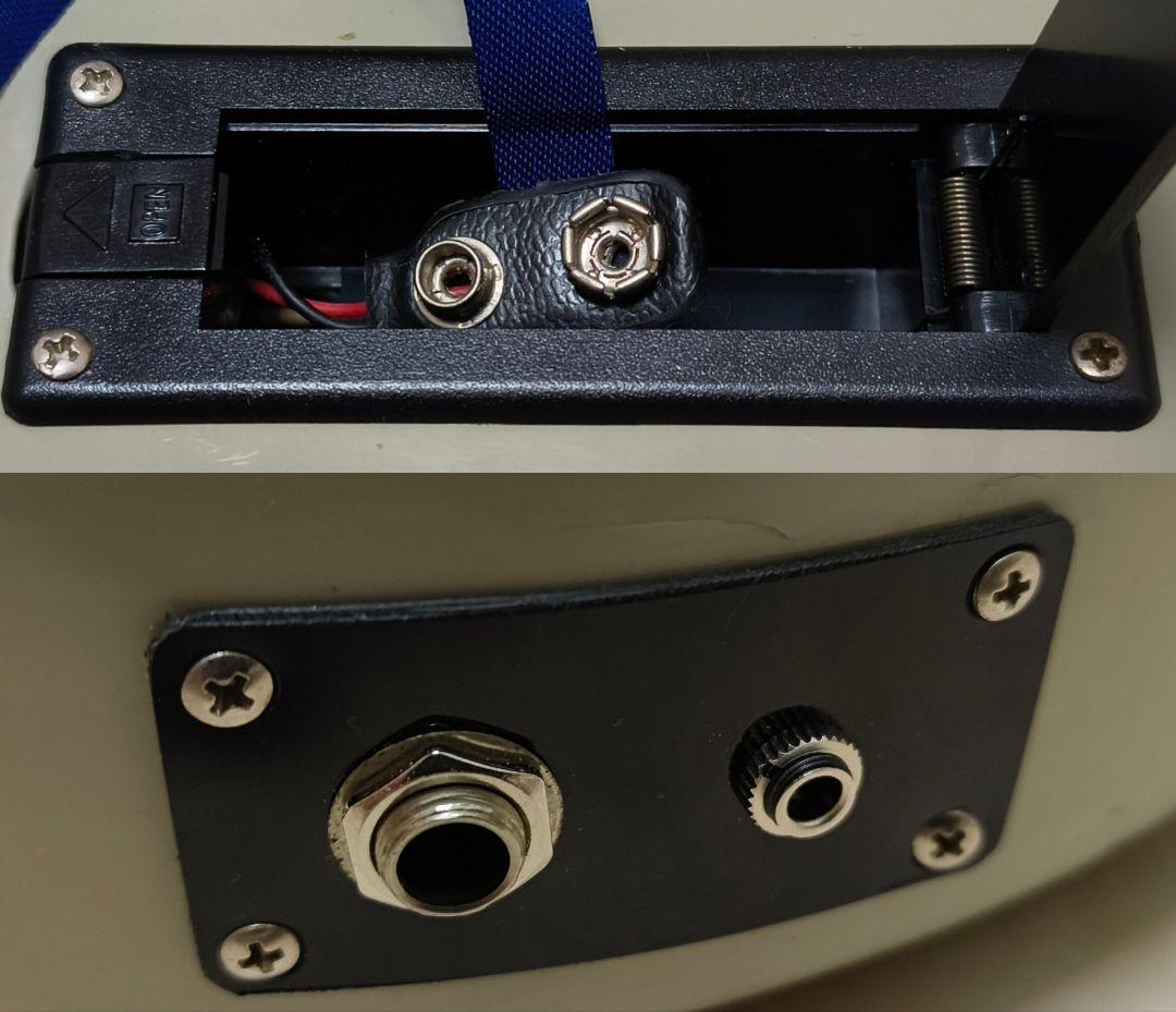 【美品】ZO-3 グレー アンプ内蔵ミニギター ヘッドフォン端子付 ぞうさん