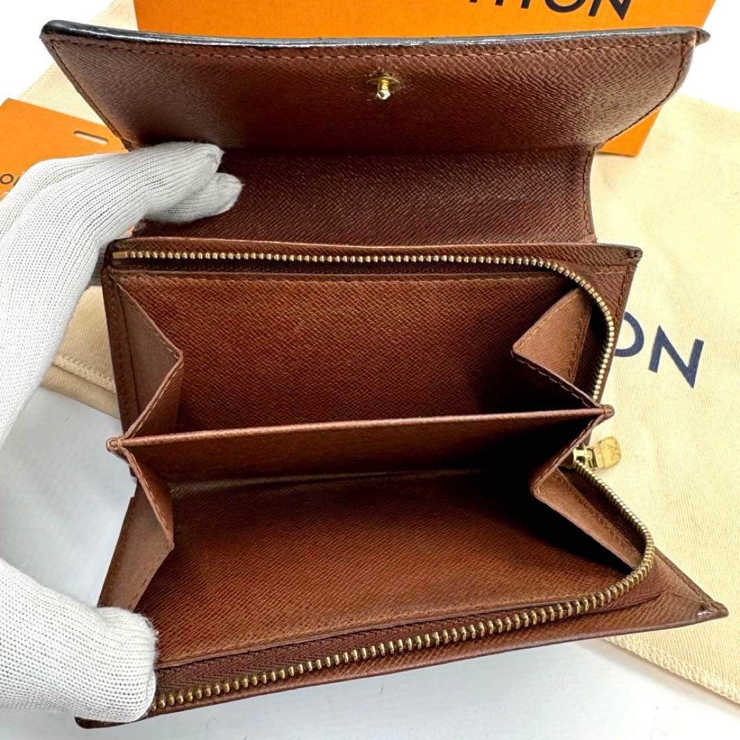 ルイヴィトン モノグラム ポルトモネビエ トレゾール 二つ折り財布 Lジップ