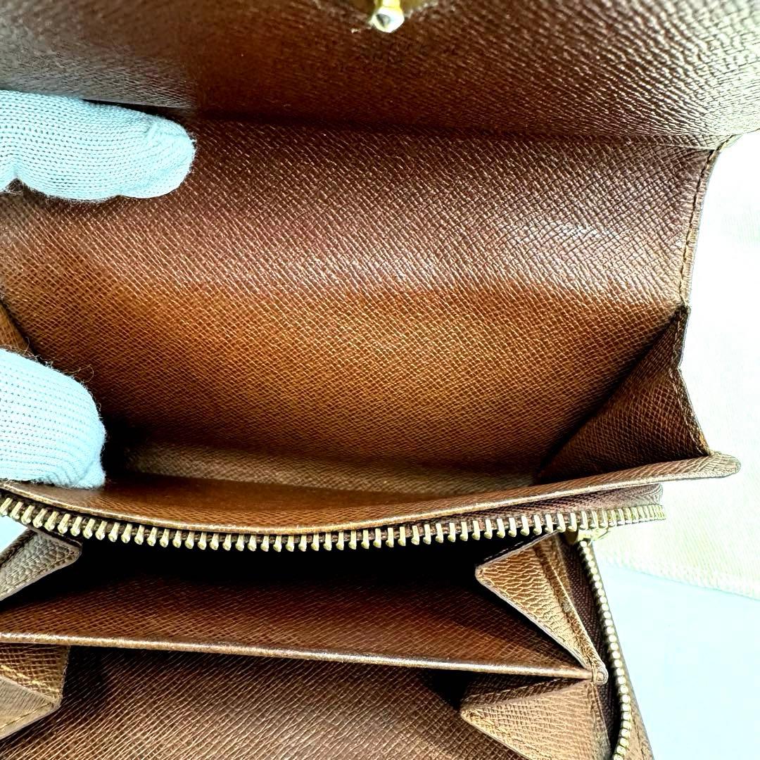 ルイヴィトン モノグラム ポルトモネビエ トレゾール 二つ折り財布 Lジップ