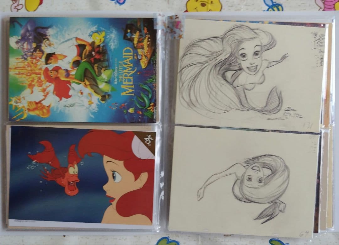 ディズニーポストカードまとめ売り　 （ファイル①）