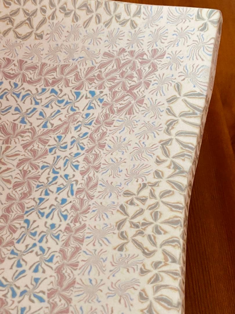 長江哲男　高台皿　　民藝