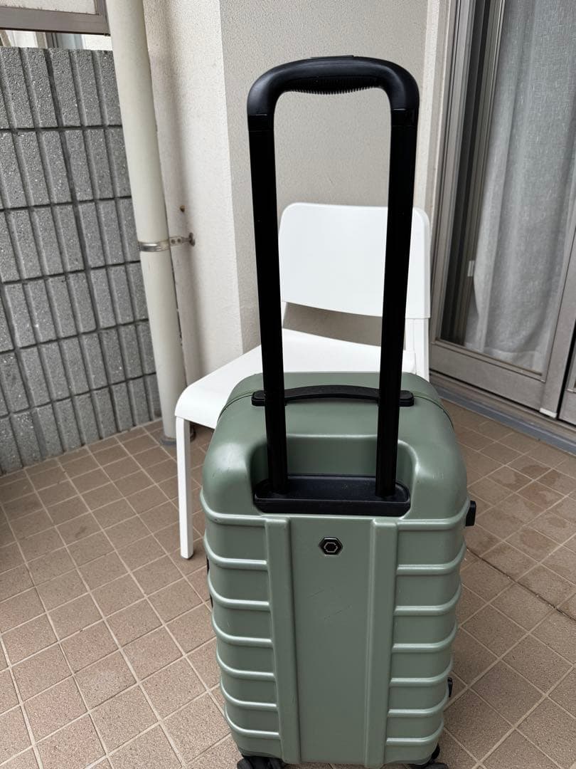 【中古】SOLGAARD ソルガード60L 時短スーツケース グリーン 随時値引