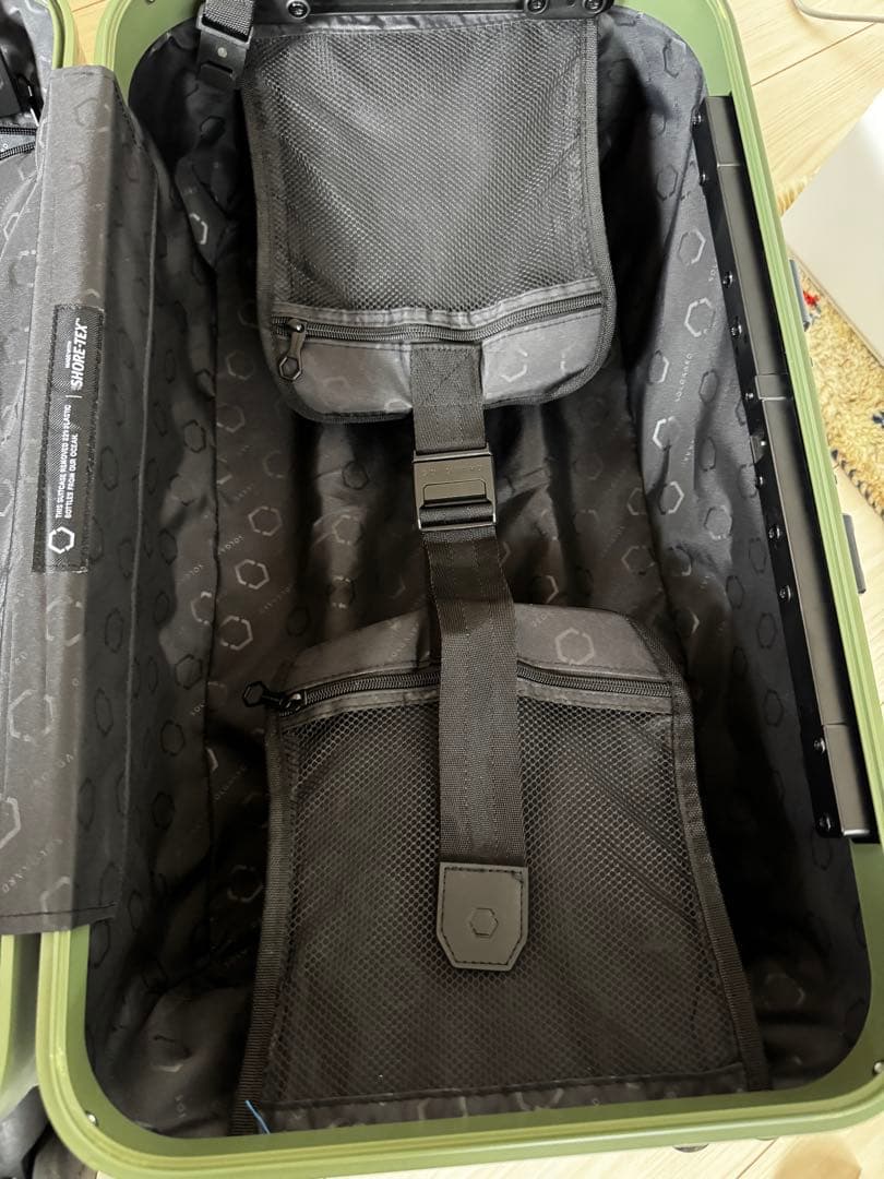 【中古】SOLGAARD ソルガード60L 時短スーツケース グリーン 随時値引