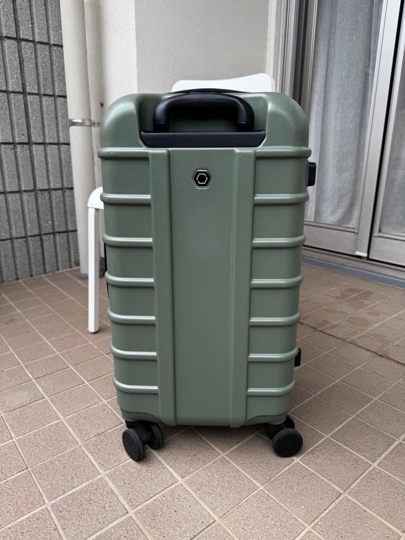 【中古】SOLGAARD ソルガード60L 時短スーツケース グリーン 随時値引