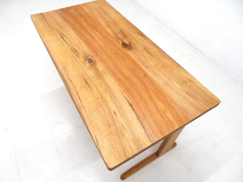 展示品　チェスナット材　無垢材　オイル仕上げ　デスク　書斎机　勉強机　北欧　高級