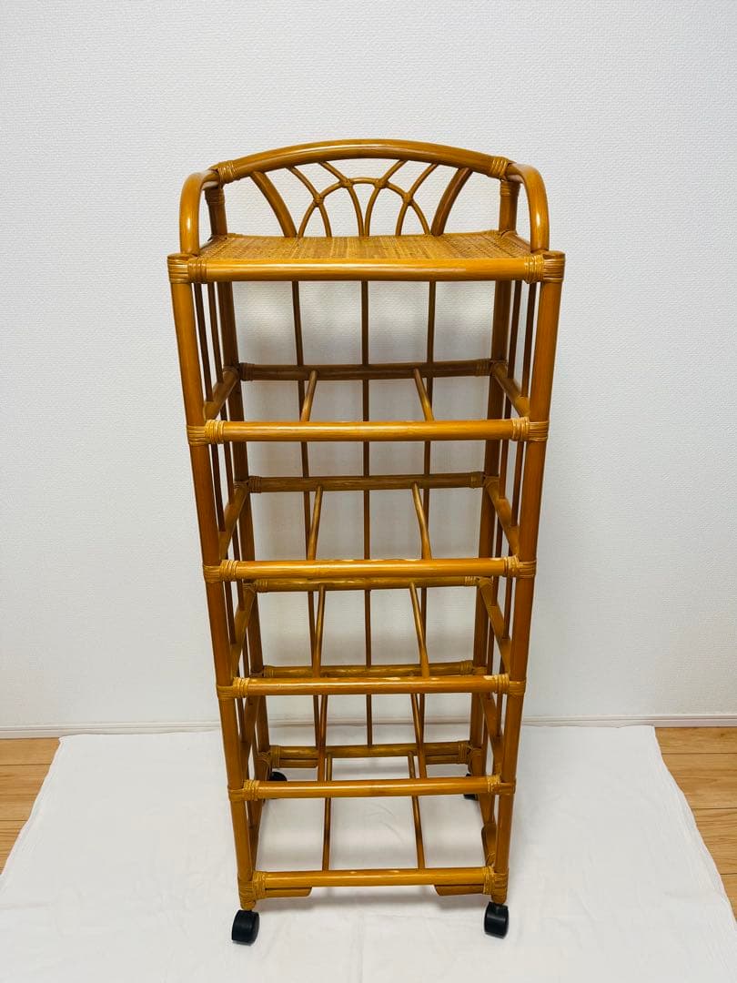 今だけ希望金額で購入可能❗️ラタン 籐家具 アンティーク 五段 チェスト 箪笥