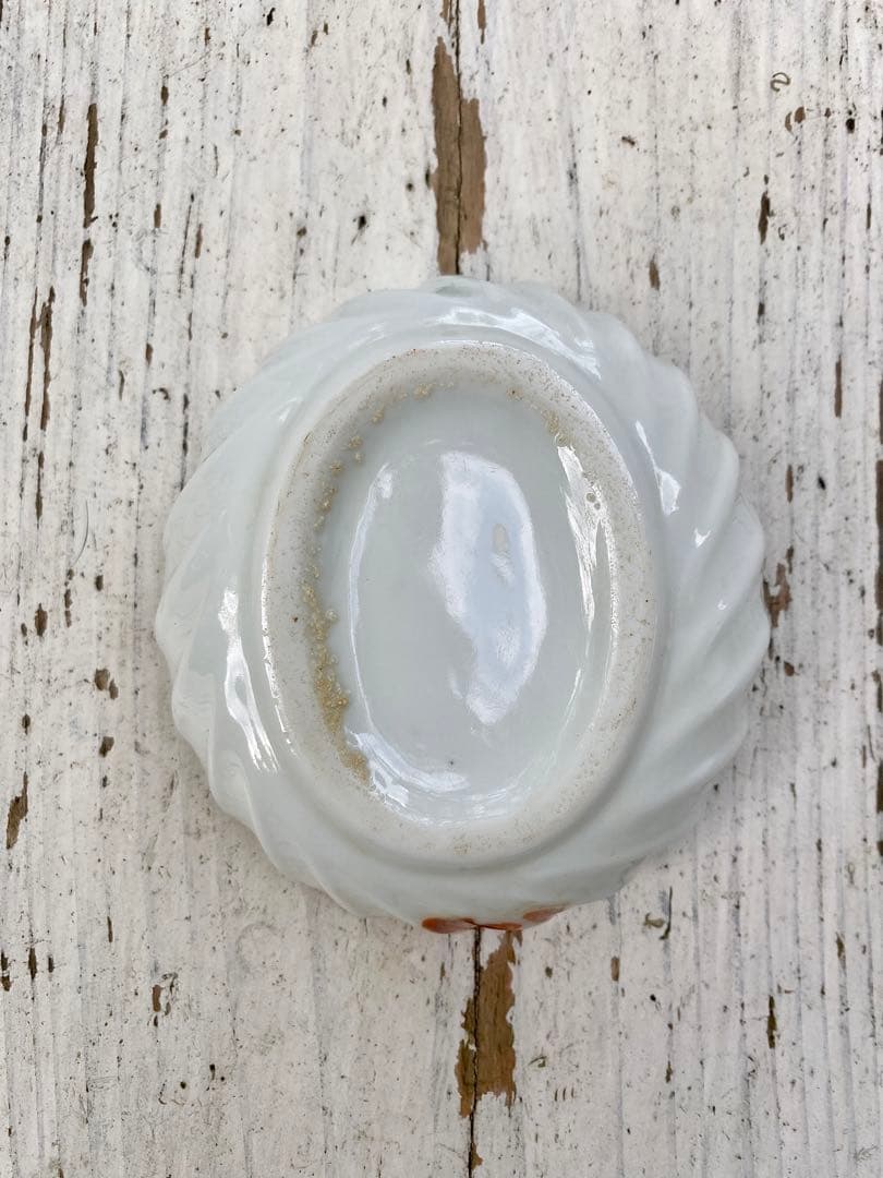 台湾 ヴィンテージ 海老絵付け 小皿 5枚セット 民藝 古道具 アンティーク