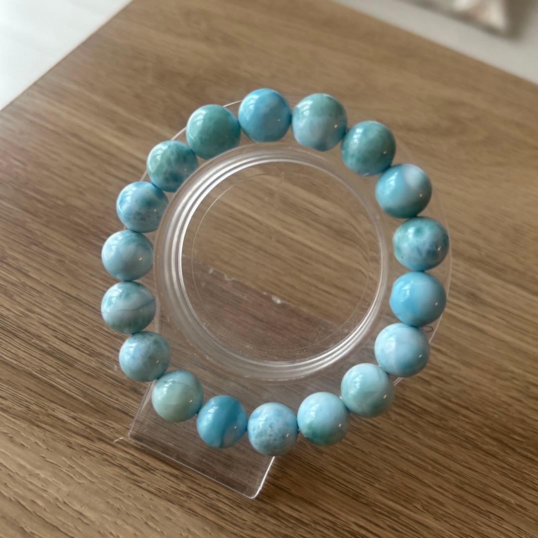 ラリマー ブレスレット ブルーペクトライト11mm ドミニカ産