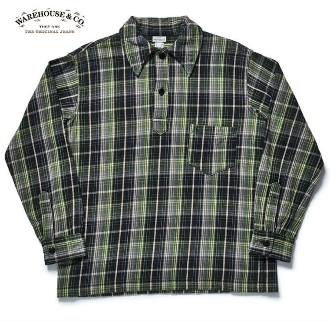 新品 ウエアハウス 3063 30周年 プルオーバー ネルシャツ 42 XL