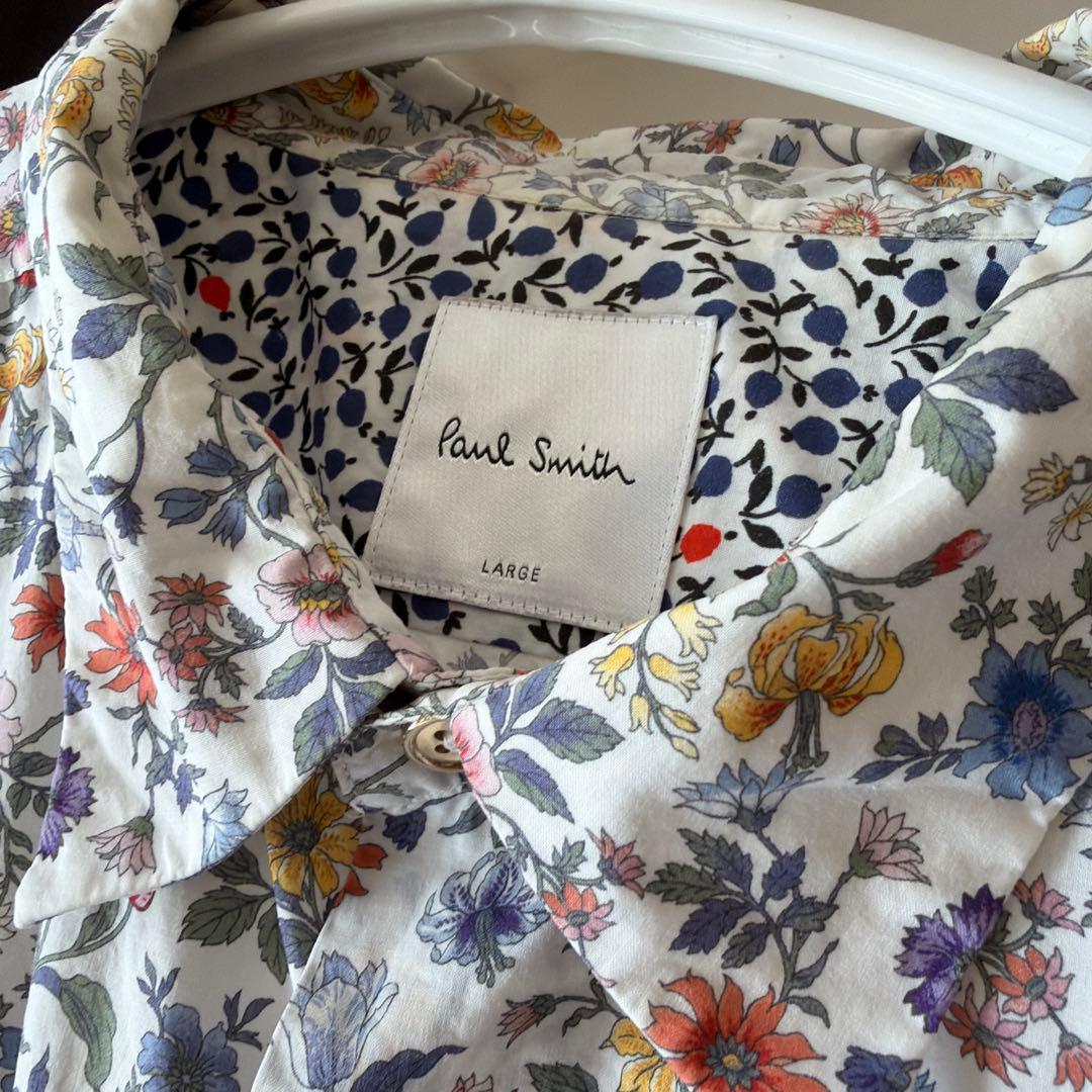 【人気】Paul Smith LIBERTY 花柄フローラルプリントシャツ　長袖