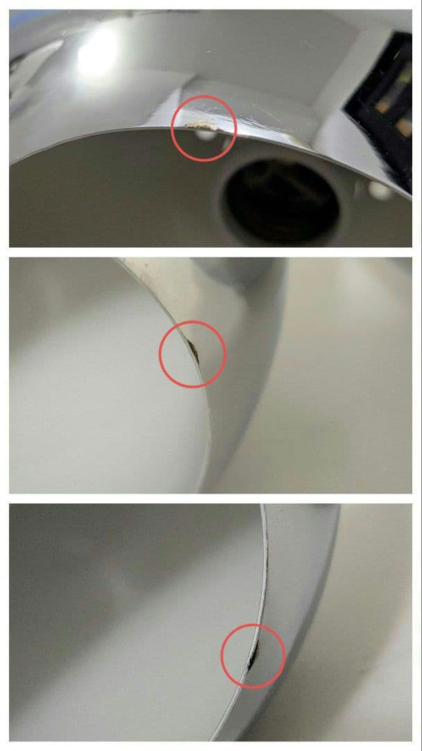 クロームメタル ペンダントランプ 3灯 スペースエイジ ミッドセンチュリー