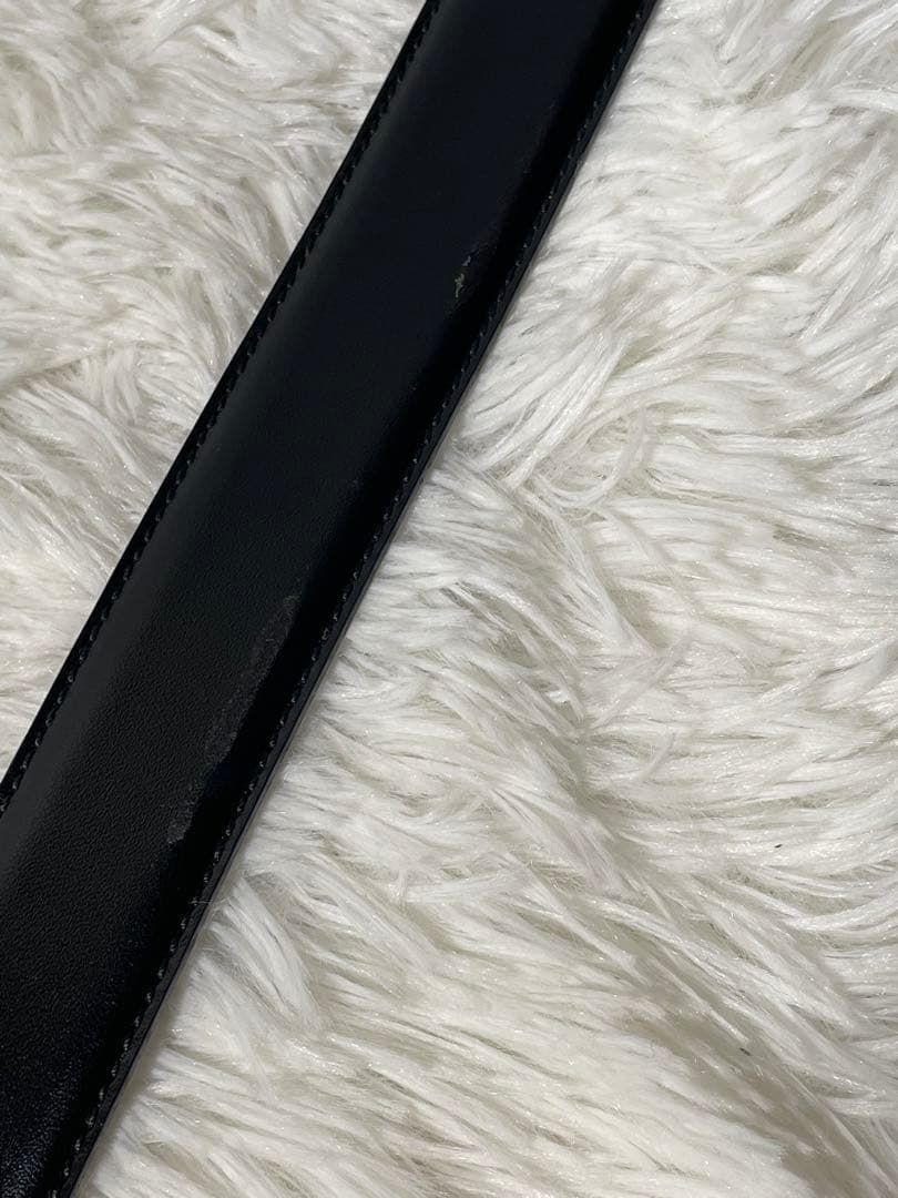 MONTBLANC モンブラン 本革　レザーベルト 黒 ゴールド金具