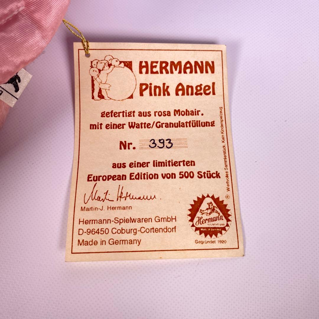 ハーマン テディベアHERMAMM Pink Angel ピンクエンジェル