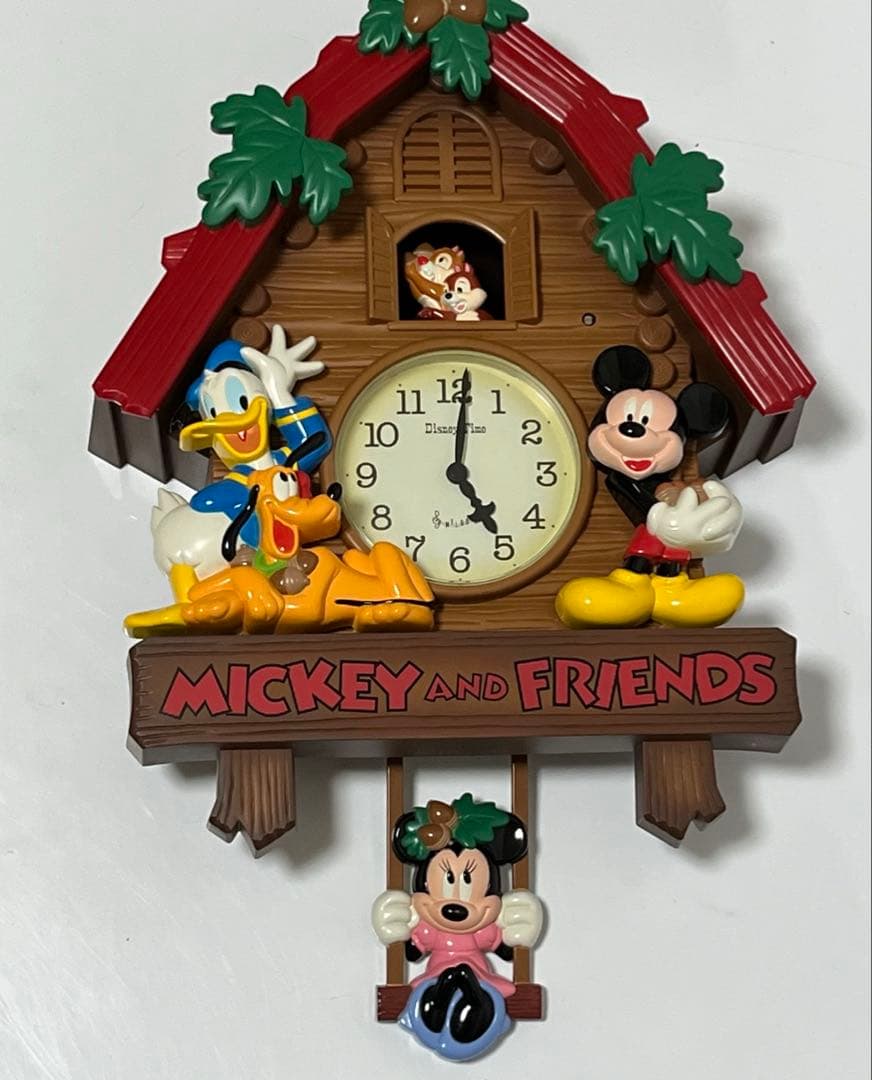 ましゅまろ セイコー ディズニータイム 振り子時計 壁掛け時計